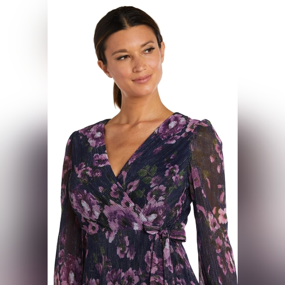 🌜NIGHTWAY DRESSES Wrap Style, Hi-Lo Formal Dress - Picture 3 of 16